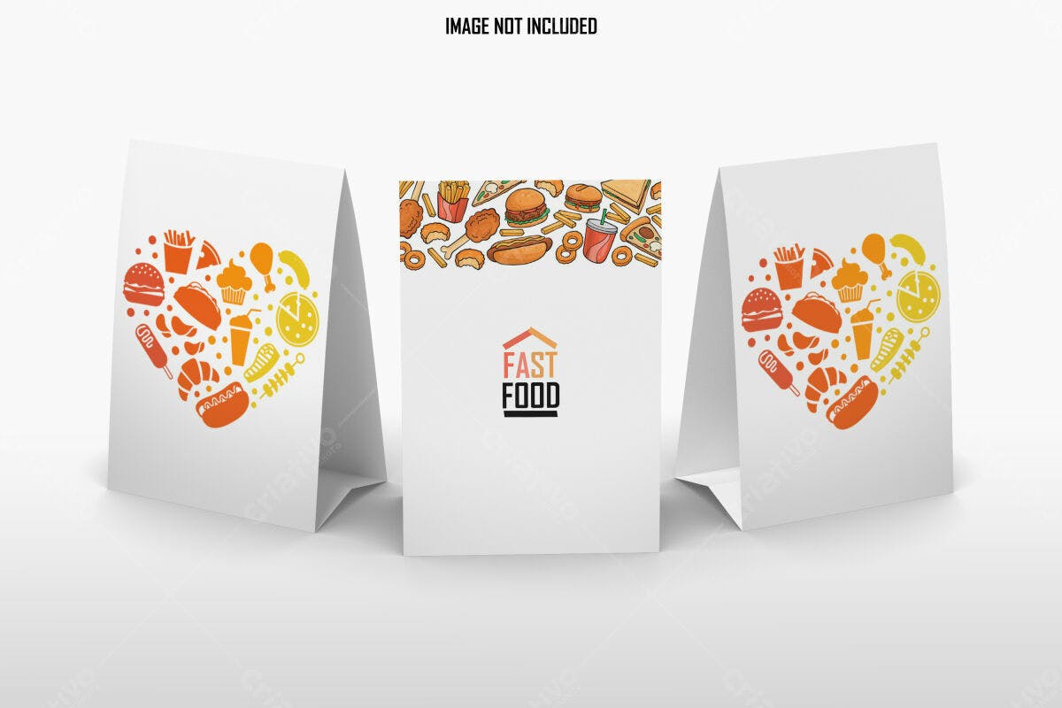 Display de Balcão Fast Food PSD Editável