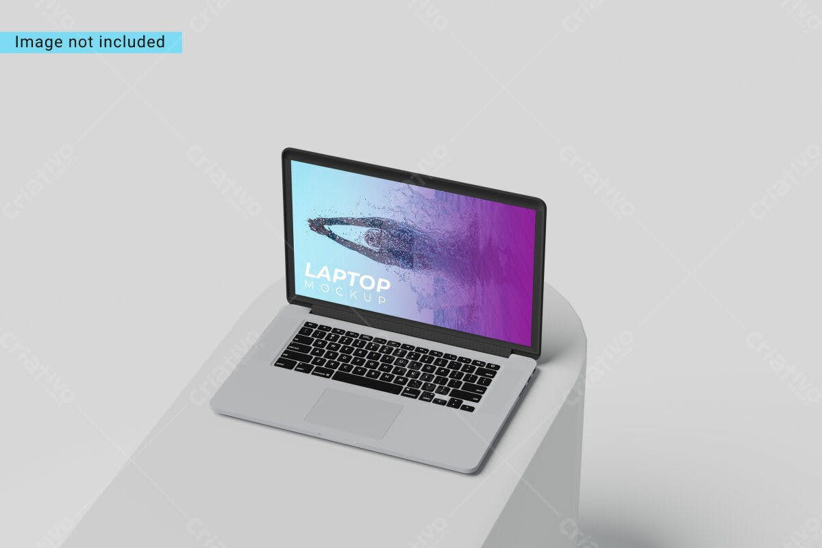 Mockup Notebook PSD Editável para Apresentação de Projetos