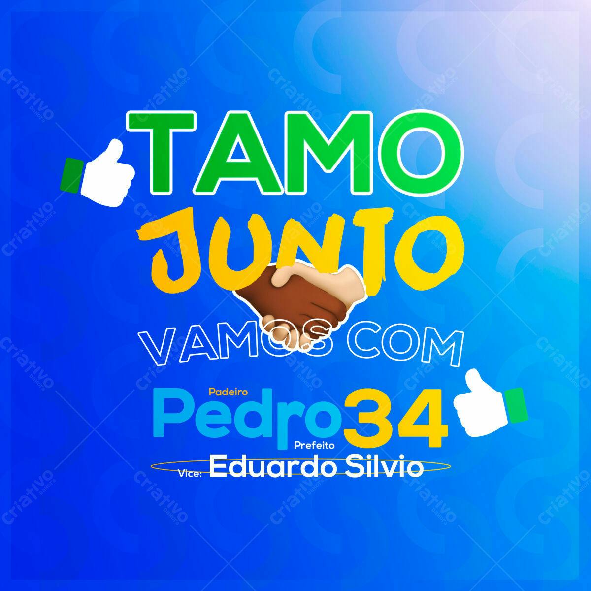 Flyer Campanha Política PSD Editável