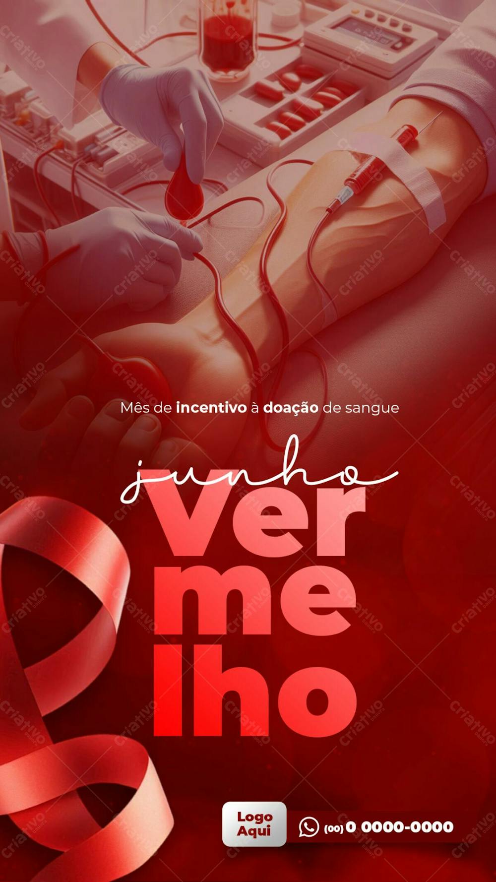 Junho Vermelho Social Media Story