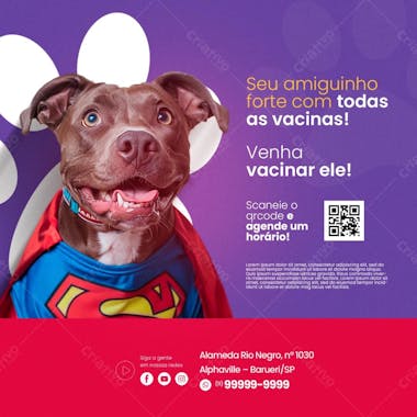 Petshop todas as vacinas para seu pet