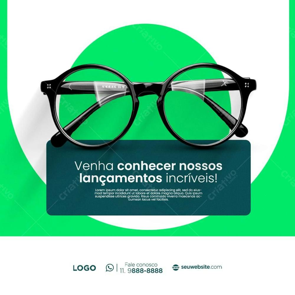 Ótica Lançamento De Novos Óculos