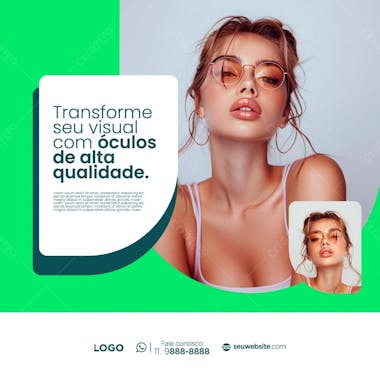 ótica óculos de alta qualidade