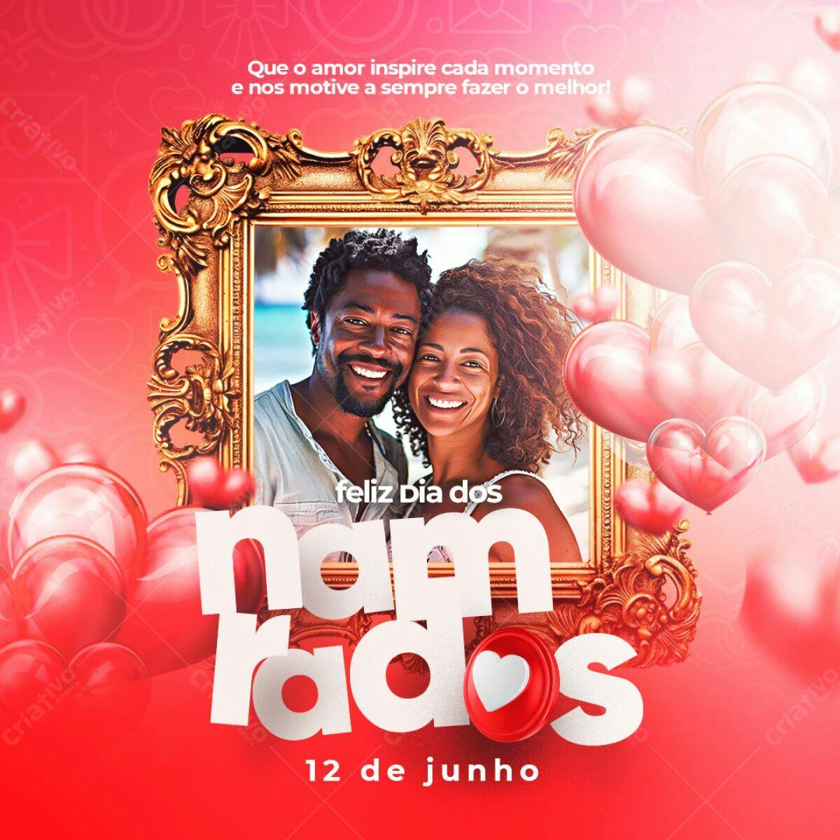 Flyer Dia dos Namorados PSD Editável