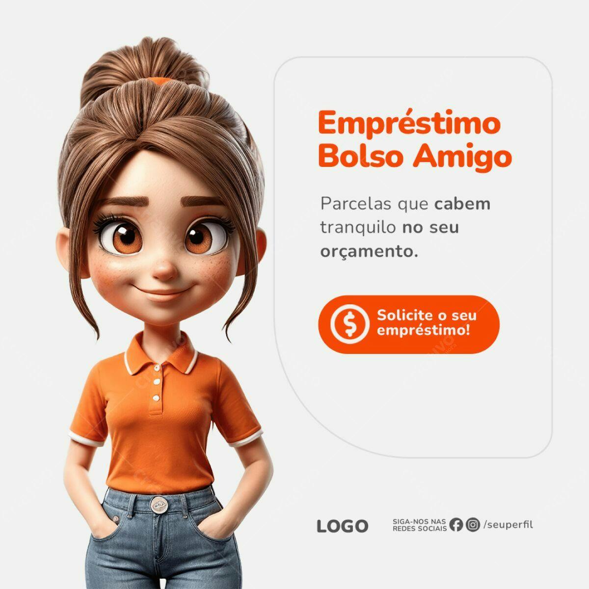 Postagem Empréstimo PSD Editável