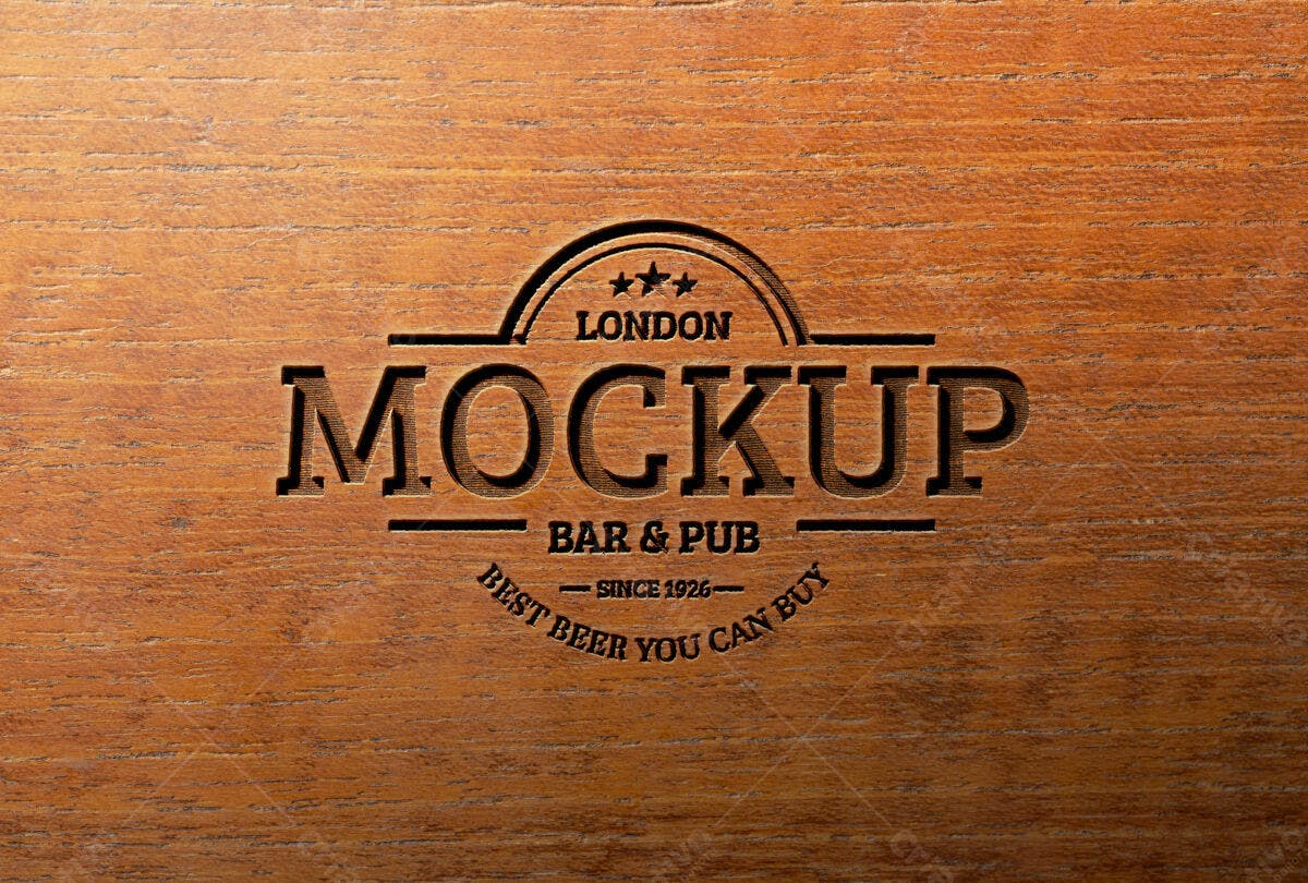 Logo para Bar e Pub PSD Editável