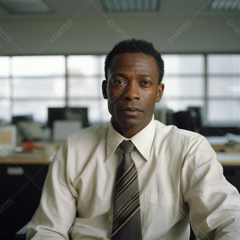 Retrato Profissional Elegante Empresário