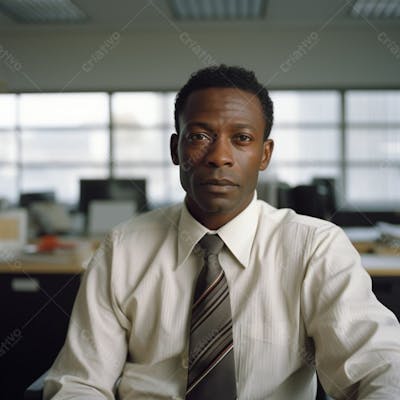 Retrato Profissional Elegante Empresário