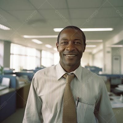 Retrato Profissional Elegante Empresário