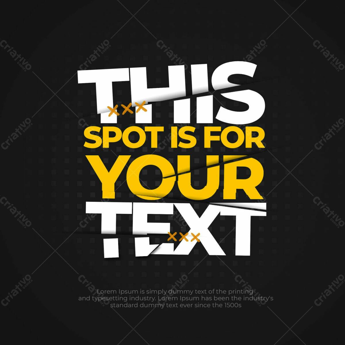 PSD para Mídias Sociais com Design Moderno e Texto Destacado