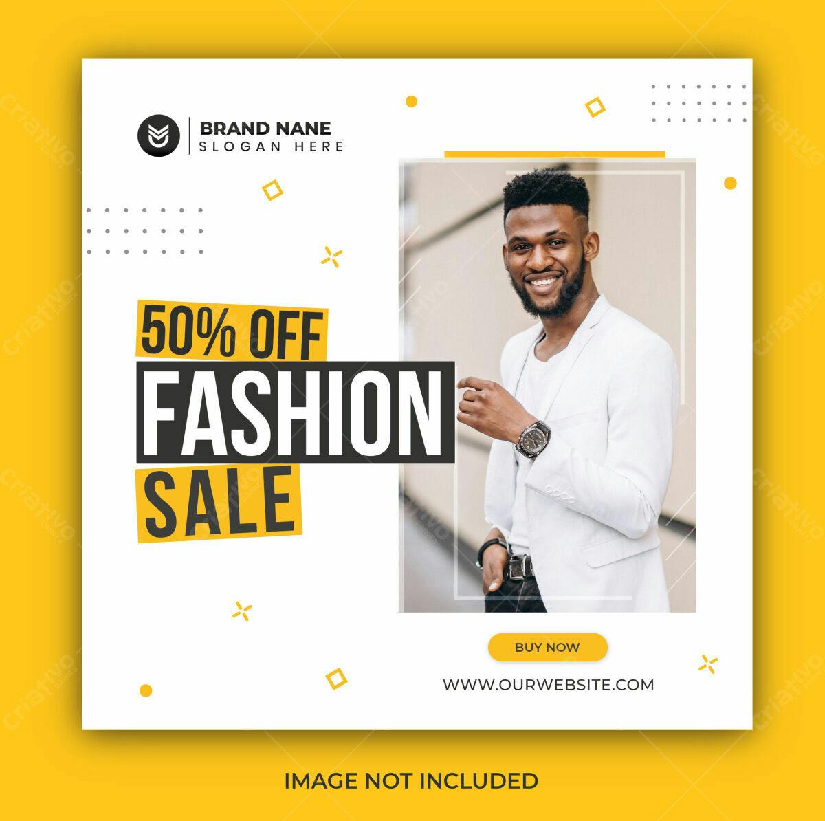 Post para Promoção de Moda PSD Editável