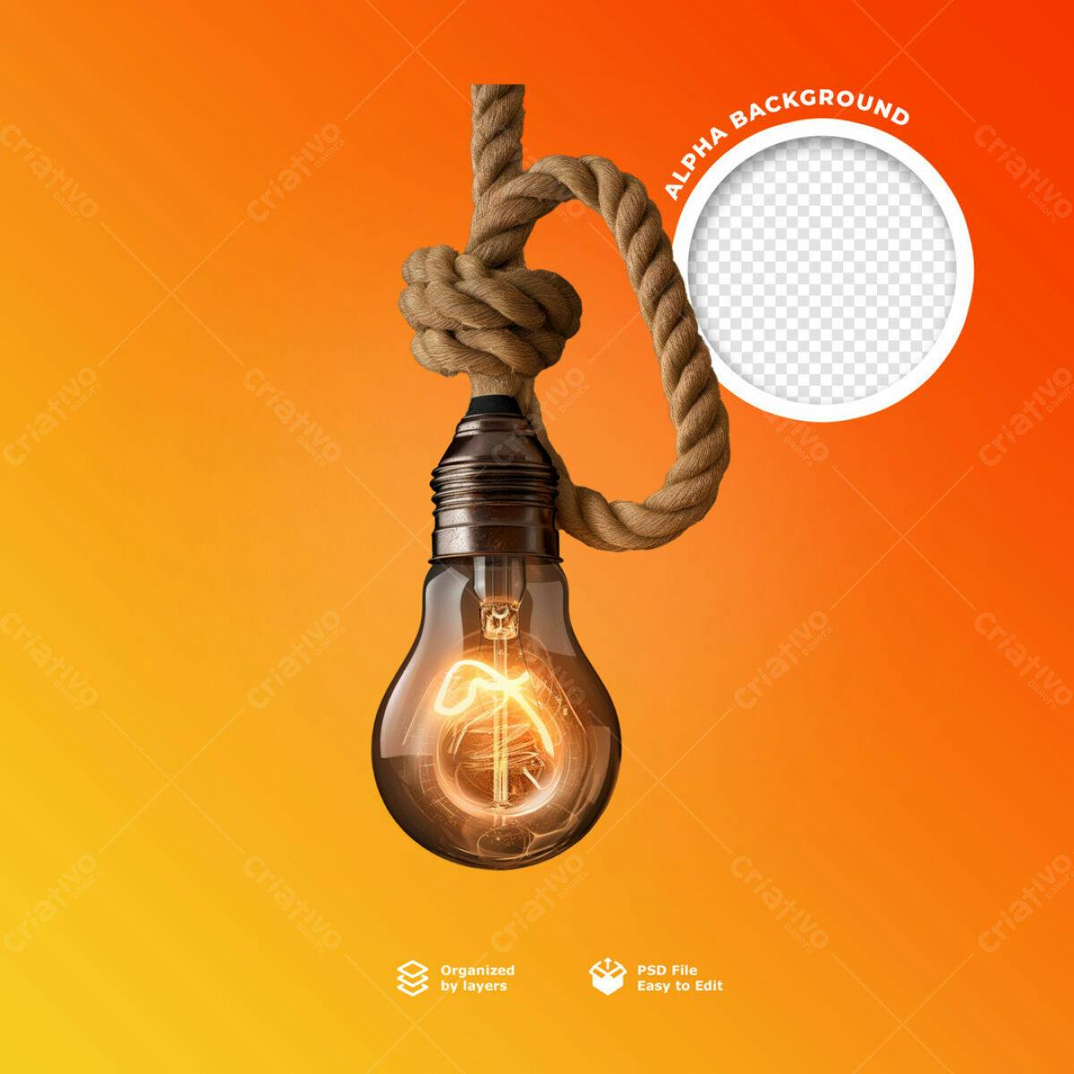 Banner Iluminação Criativa PSD Editável