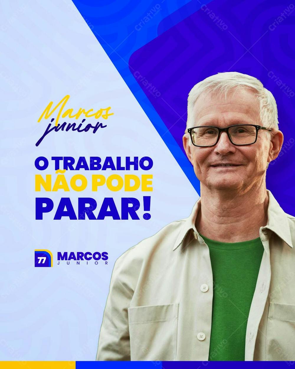 Campanha Eleitoral Política Eleição O Tra Prefeito Vereador Social Media Psd Editavél