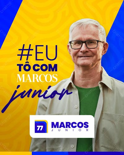 Campanha Eleitoral Política Eleição Tô Mar Prefeito Vereador Social Media Psd Editavél