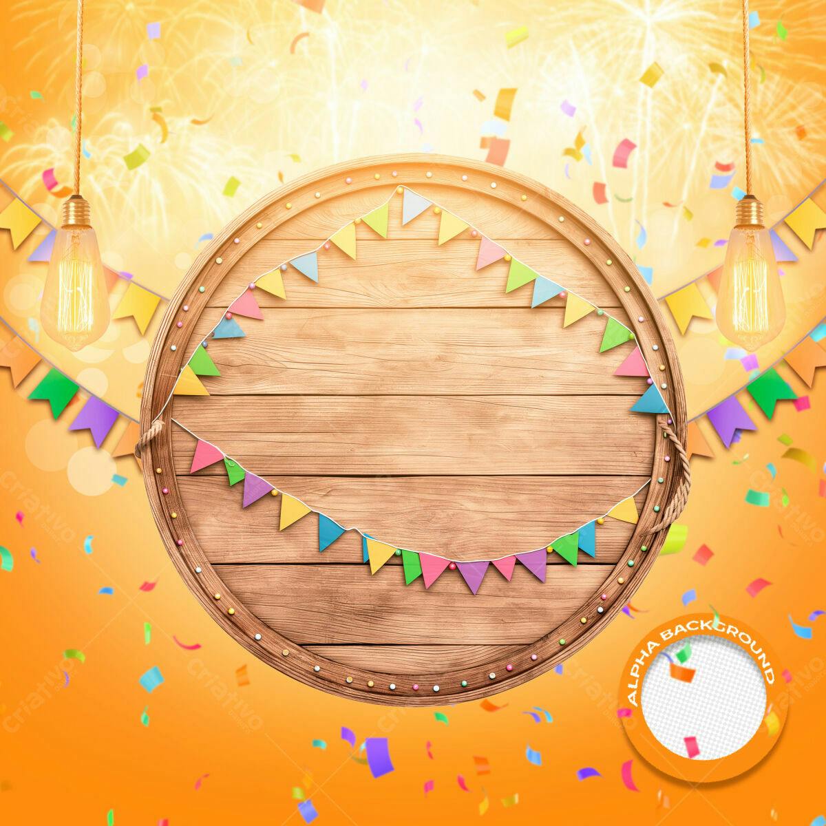 Banner Festa Junina PSD Editável