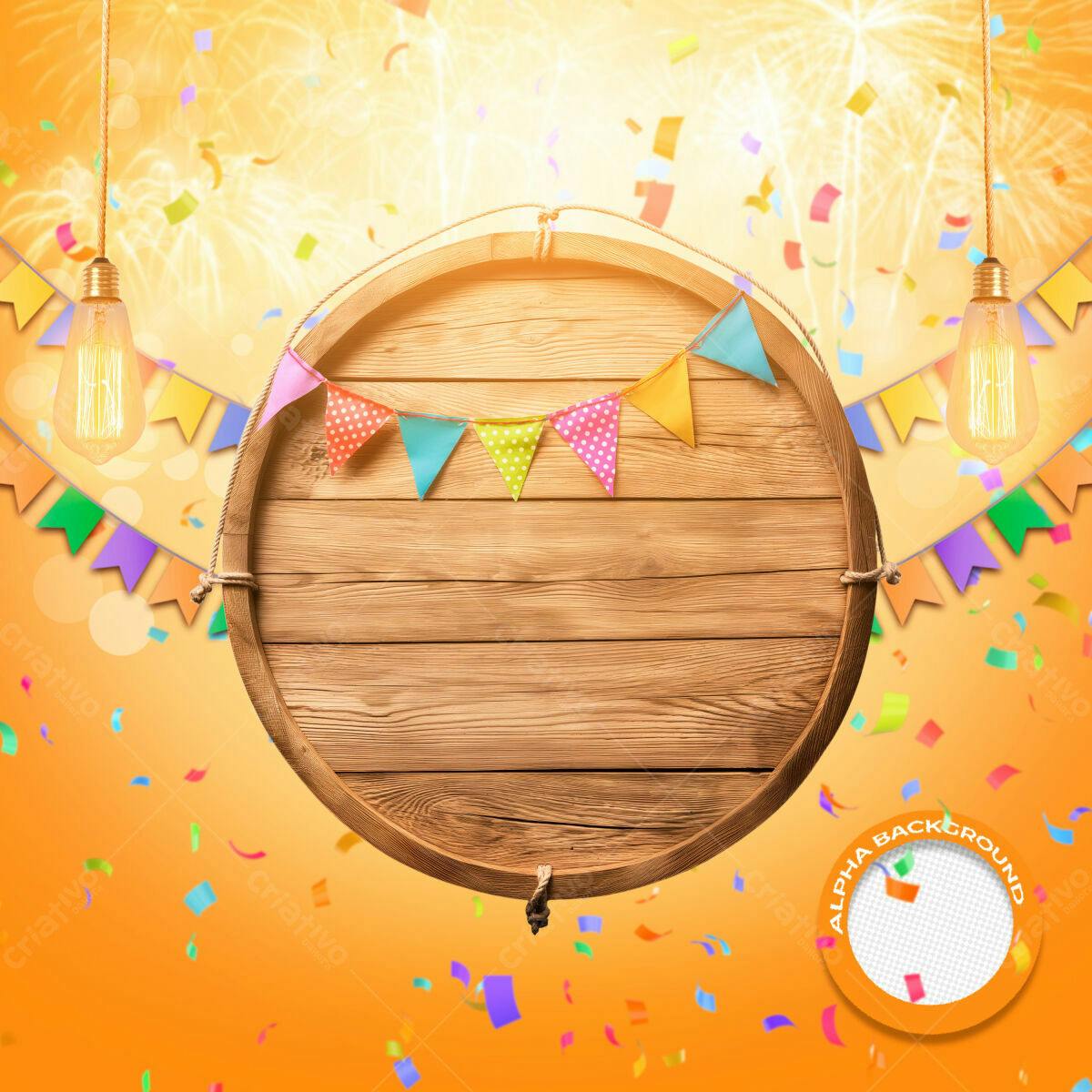 Banner Festa Junina PSD Editável