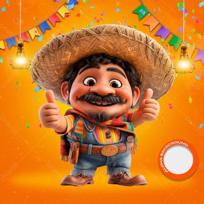 Mascotes De Festa Junina Modelo 15
