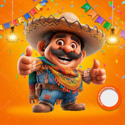 Mascotes De Festa Junina Modelo 19