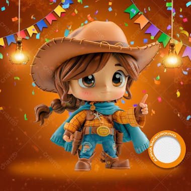 Mascotes de festa junina modelo 53