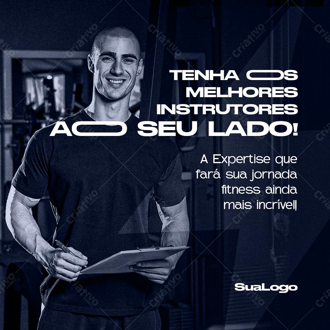 Post para Academia PSD Editável