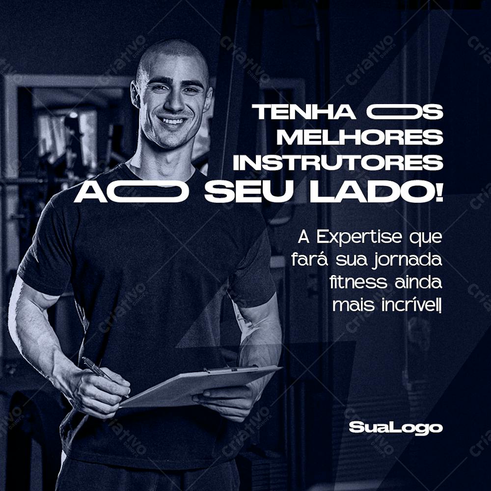 Tenha Os Melhores Instrutores Ao Seu Lado Psd Editável