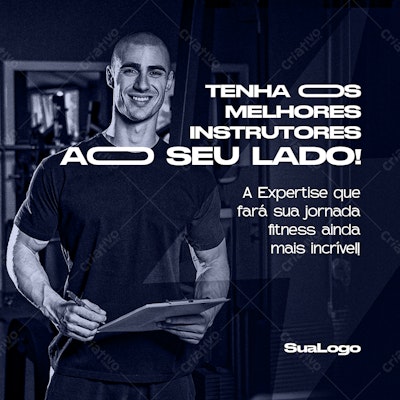 Post para Academia PSD Editável
