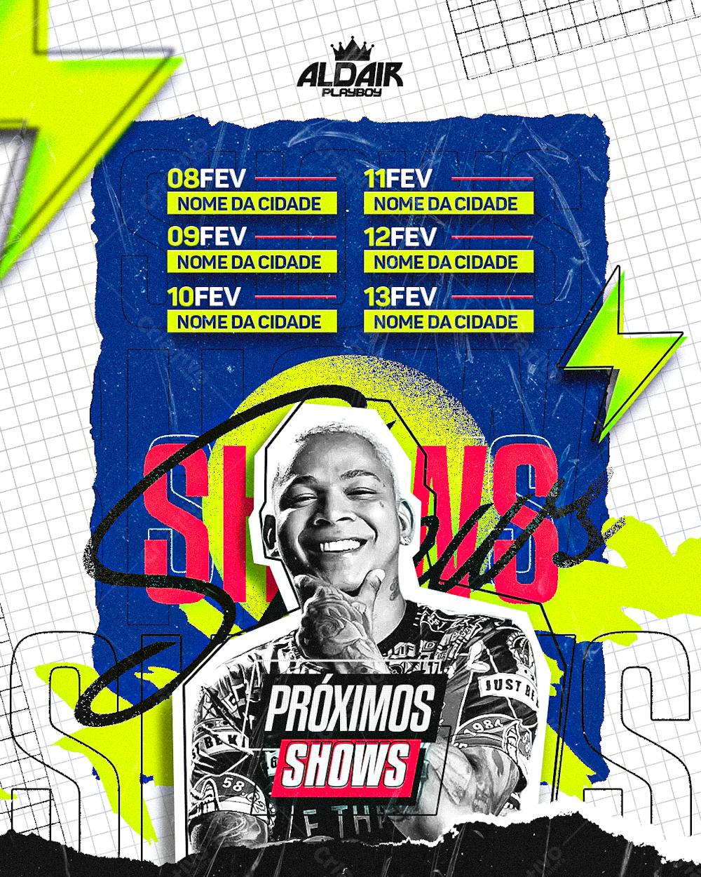 Agenda De Shows, Artistas, Eventos Mensal E Semanal