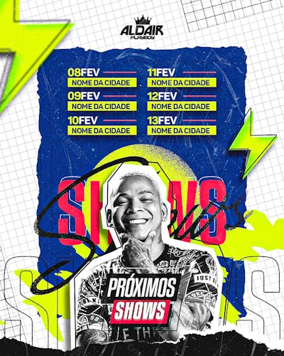 Agenda De Shows, Artistas, Eventos Mensal E Semanal