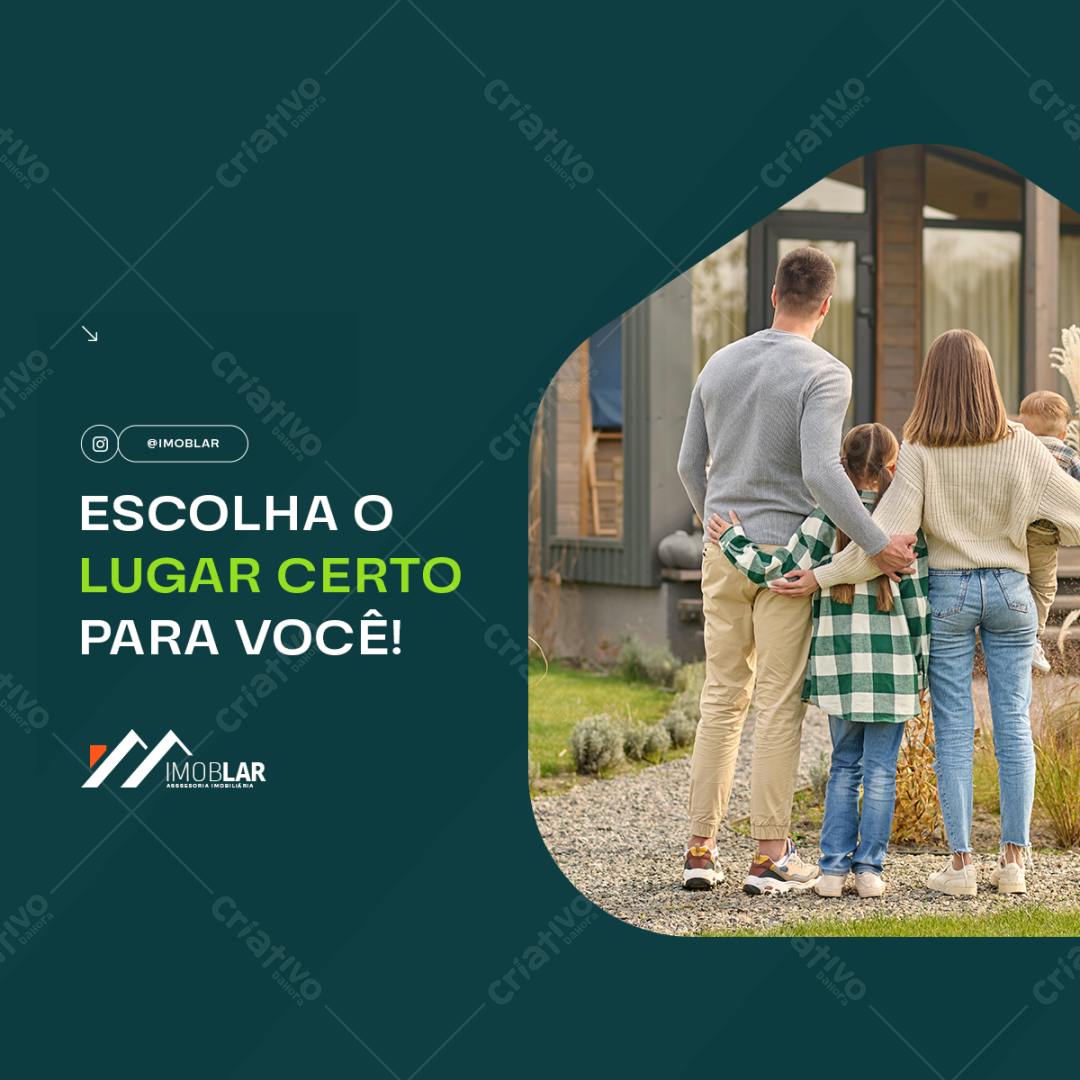 Banner Imobiliária Família PSD Editável