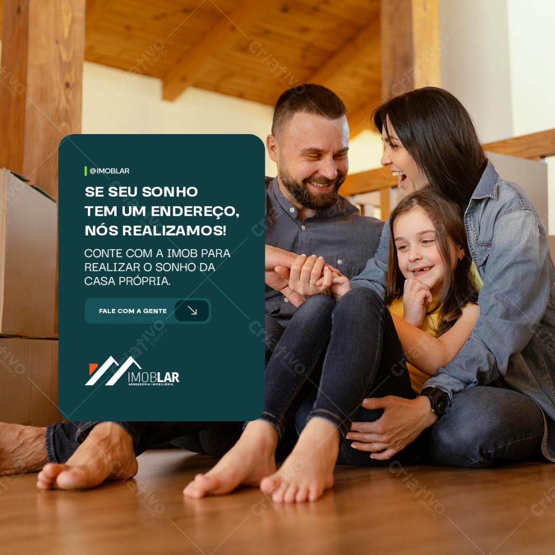 Postagem para Imobiliária PSD Editável