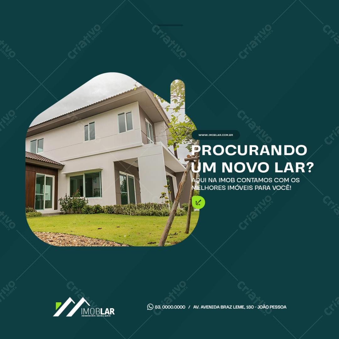 Postagem para Imobiliária PSD Editável
