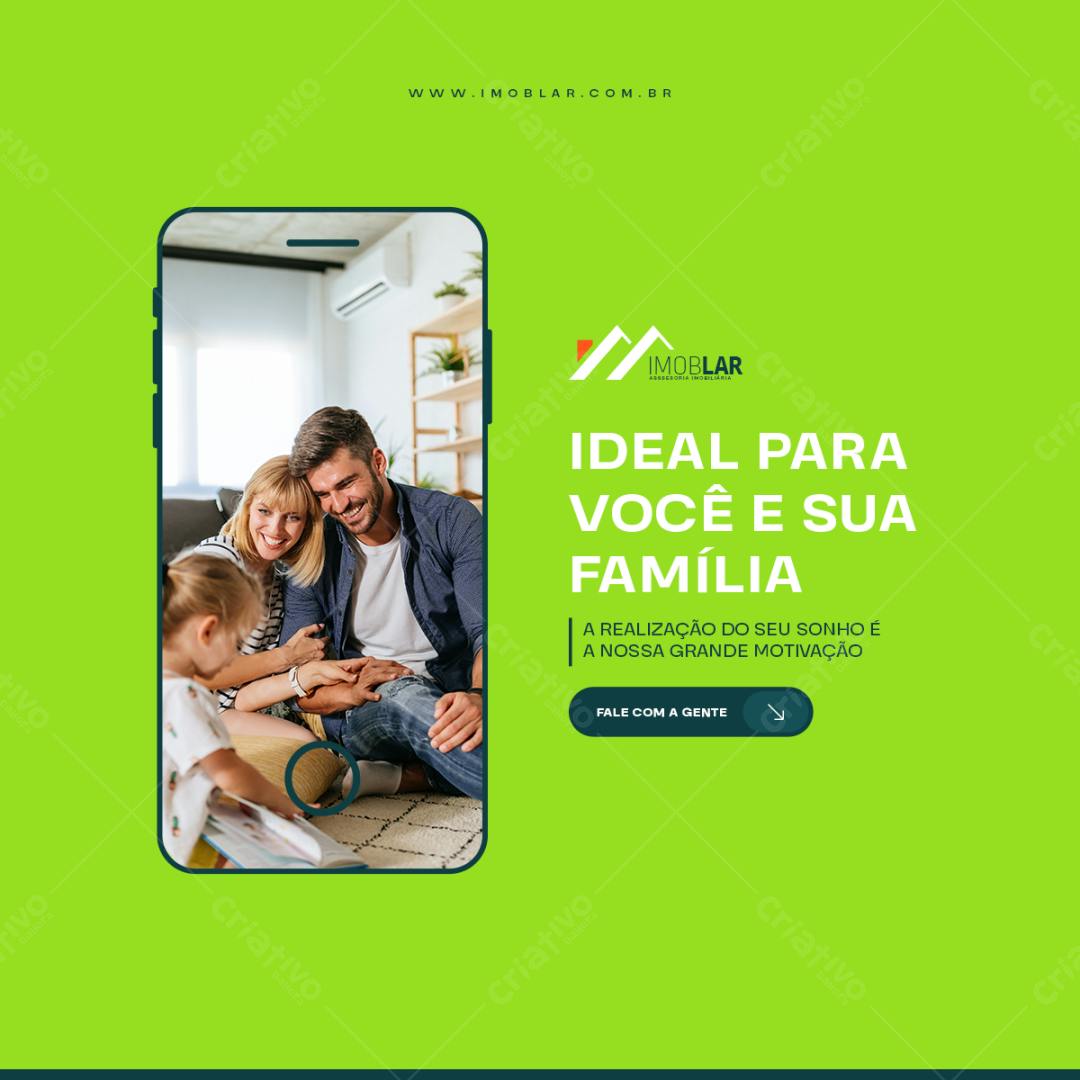 Post para Imóveis Família PSD Editável