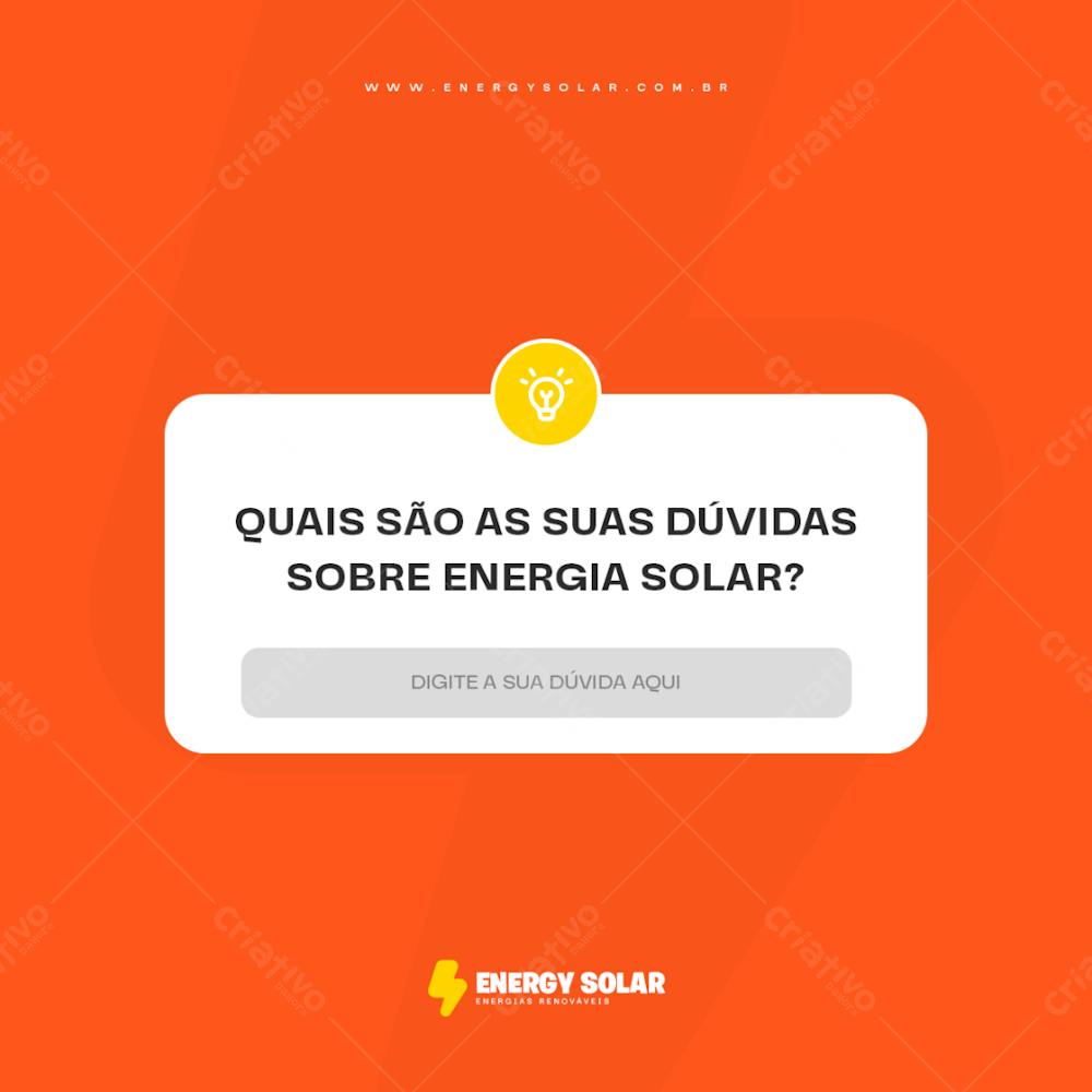 Social Media Quais São As Suas Dúvidas Sobre Energia Solar