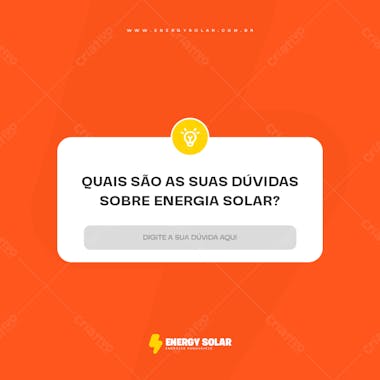 Social media quais são as suas dúvidas sobre energia solar