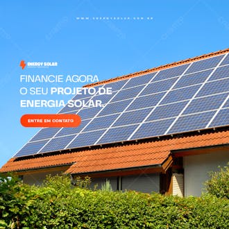 Social media financie agora o seu projeto de energia solar