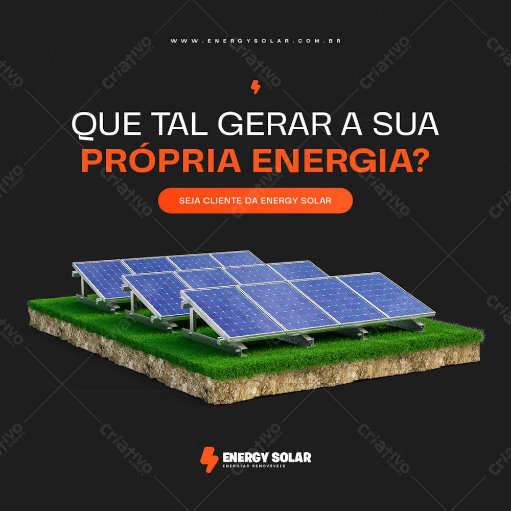Social Media Que Tal Gerar A Sua Própria Energia?