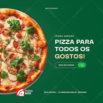 Social media pizza para todos os gostos!