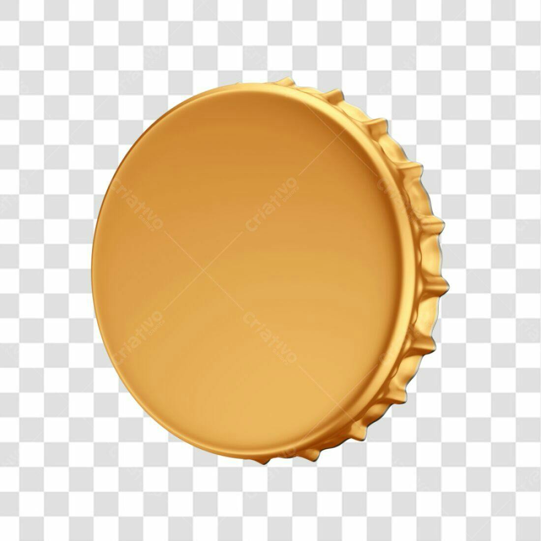 Icone Cerveja Dourada PNG com fundo transparente