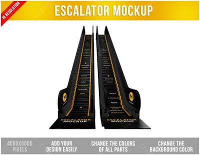 Escada Rolante Mockup