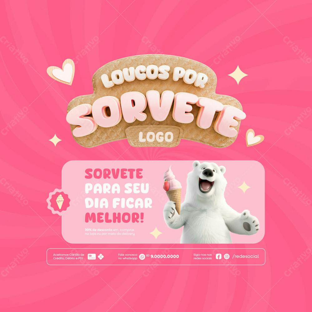 Sorvete Para Seu Dia Ficar Melhor Sorveteria Social Media Feed