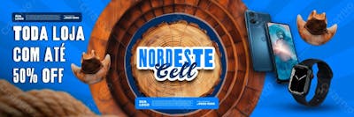 Banner 02 Nordeste Cell Psd Editável