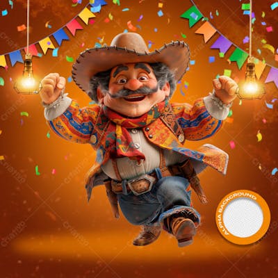 Mascotes De Festa Junina Modelo 87