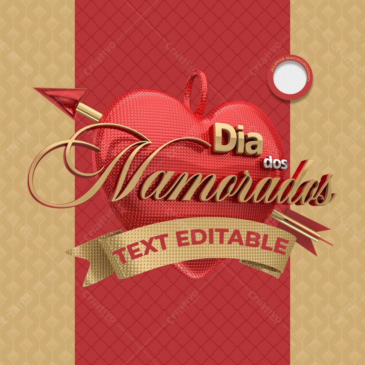 Flyer Dia dos Namorados PSD Editável