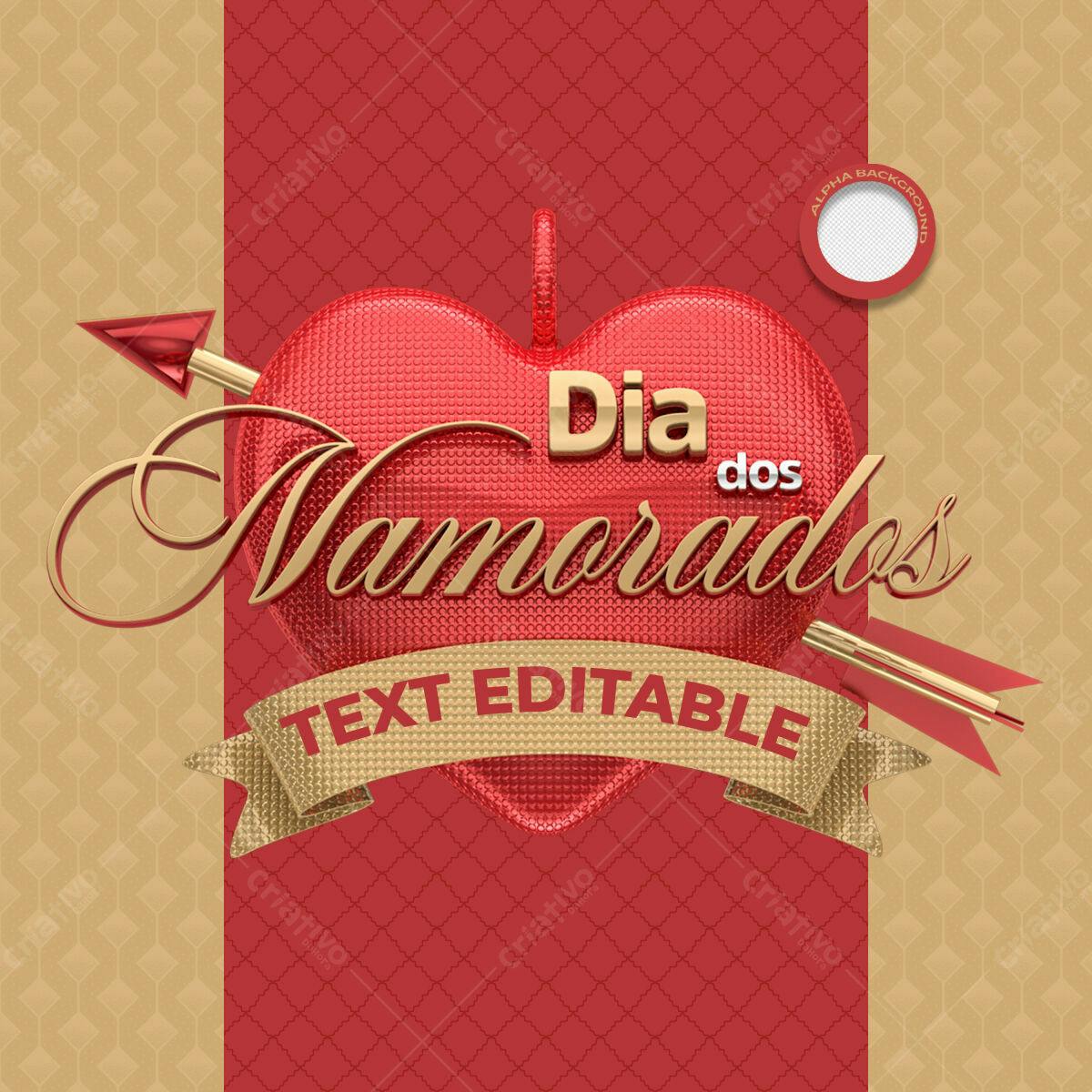 Flyer Dia dos Namorados PSD Editável