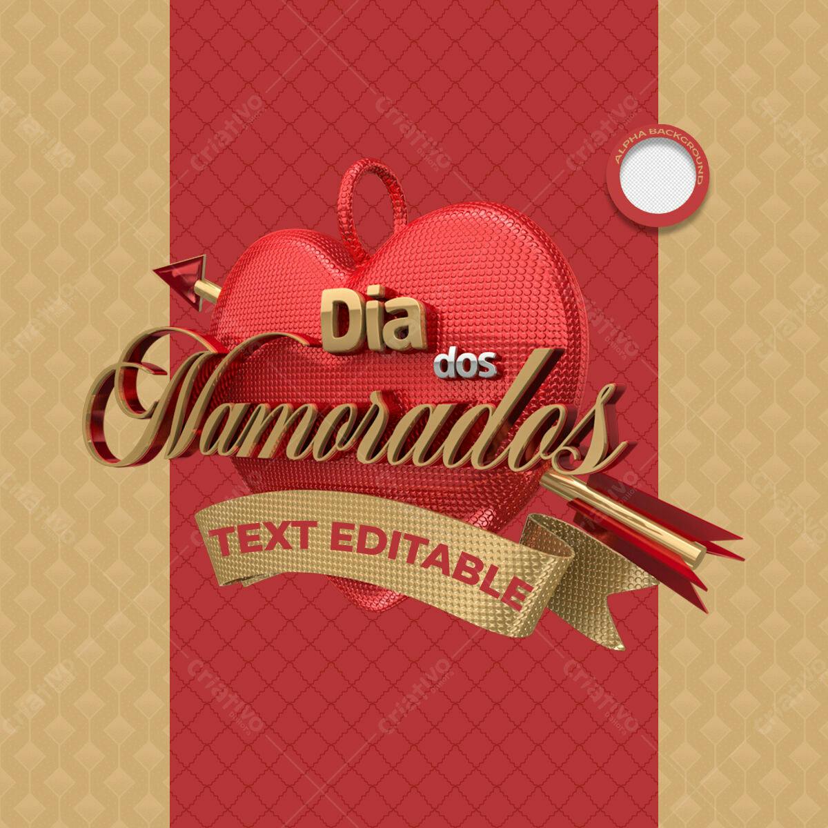 Flyer Dia dos Namorados PSD Editável