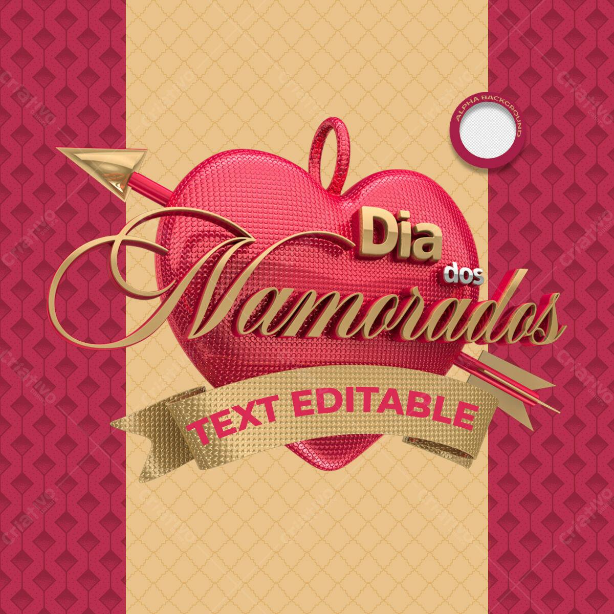 Flyer Dia dos Namorados PSD Editável