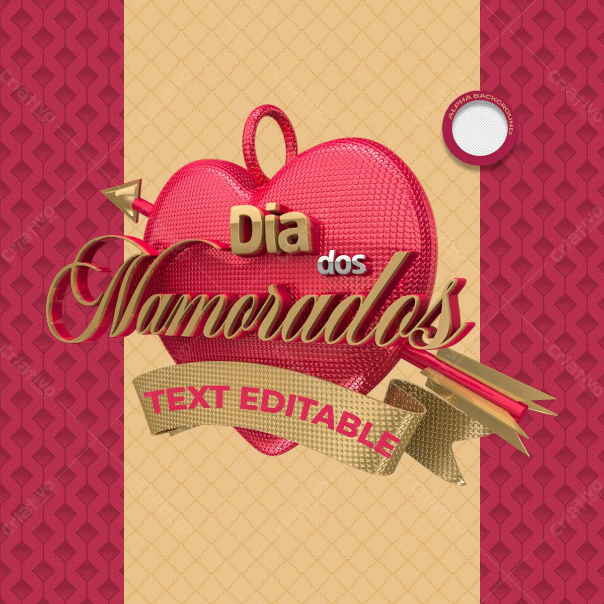 Flyer Dia dos Namorados PSD Editável