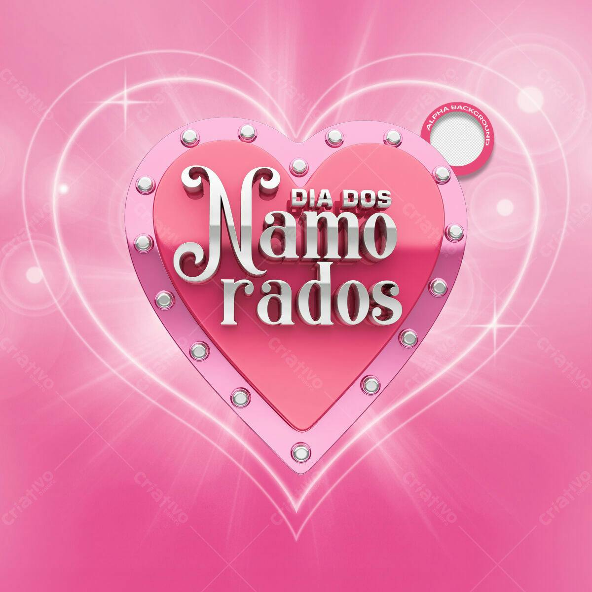 Flyer Dia dos Namorados PSD Editável
