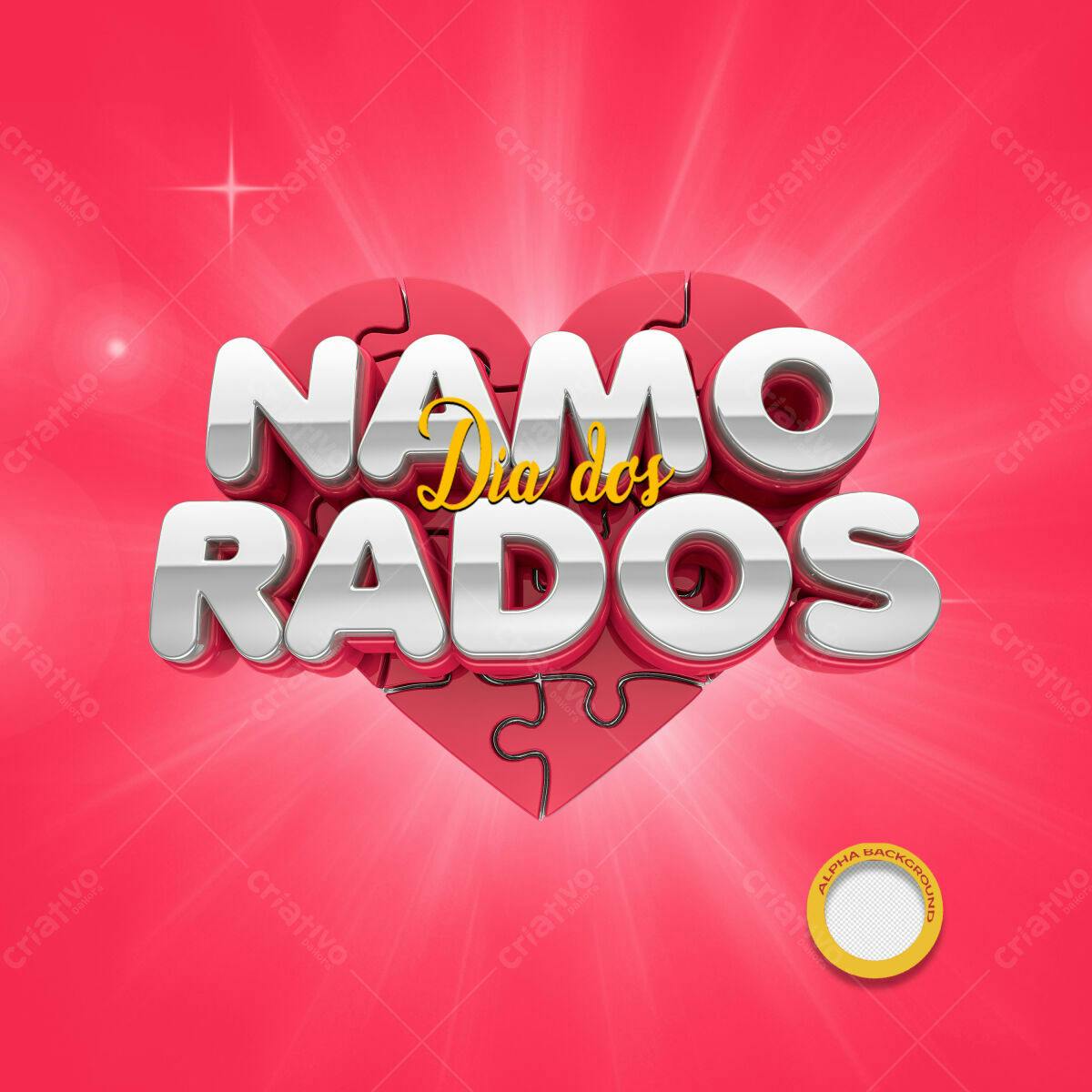 Flyer Dia dos Namorados PSD Editável