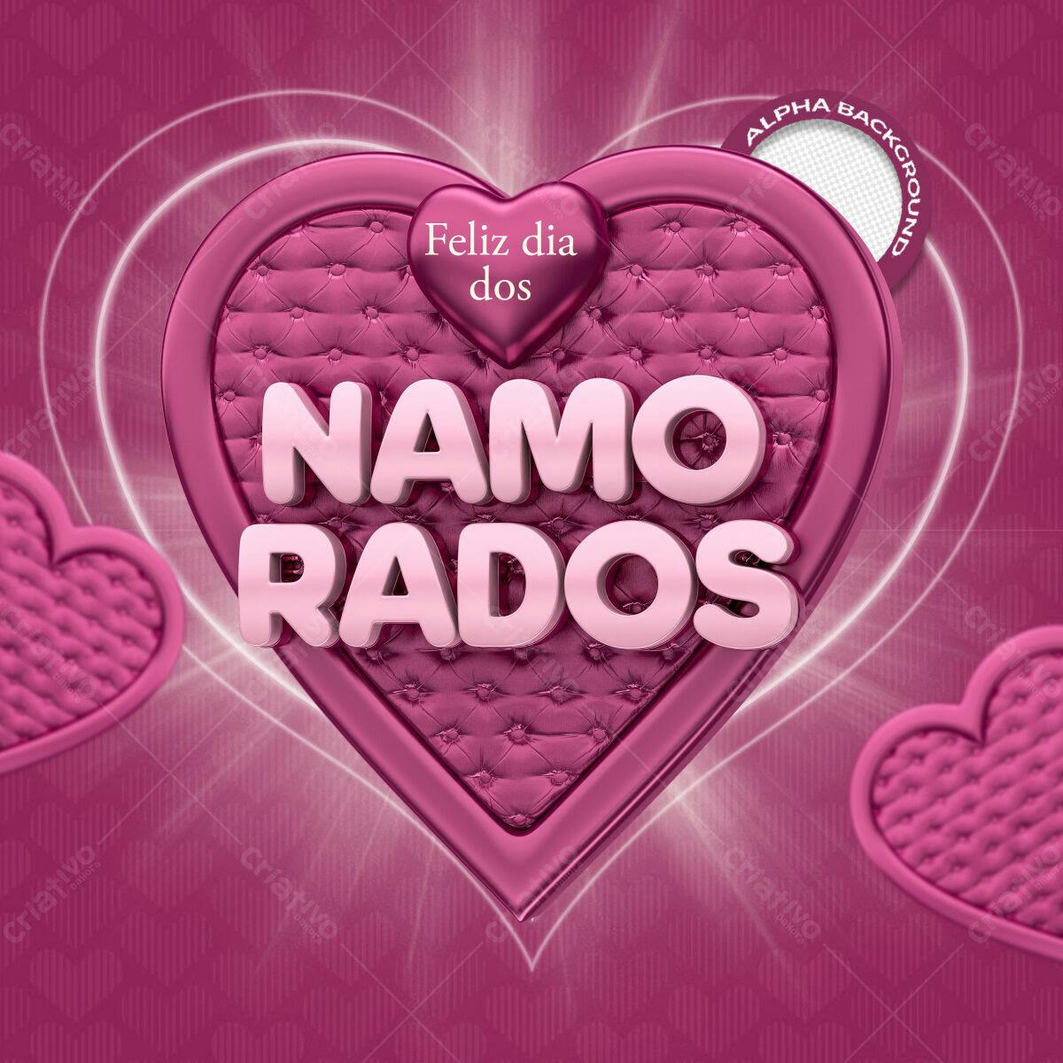 Postagem Dia dos Namorados PSD Editável